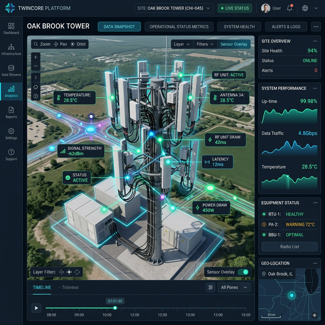 Digital Twin Infrastructure Visualization